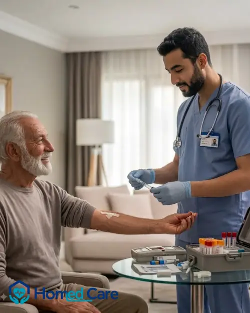 تحاليل بالمنزل, سحب عينات من البيت, خدمة التحاليل المنزلية, تحاليل من المنزل