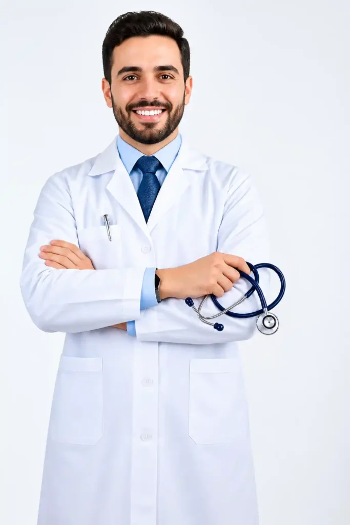 رعاية طبية منزلية بخدمات متكاملة تصل إلى منزلك Homed-care-doctor-683x1024